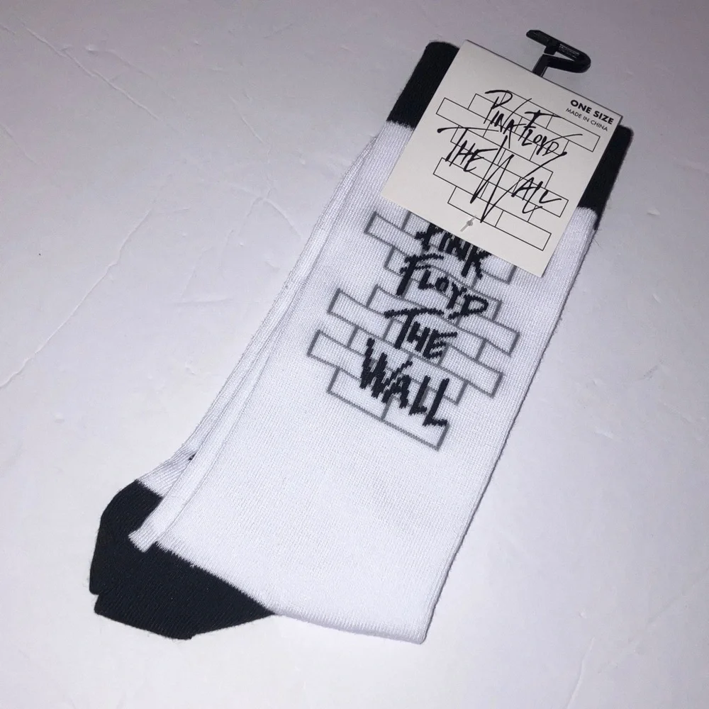 Pink Floyd The Wall Black and White Casual Socks